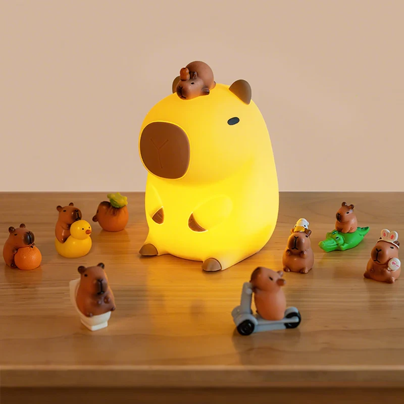 Gift Finds® Capybara Squishy Night Light – The Cozy Companion Everyone Loves