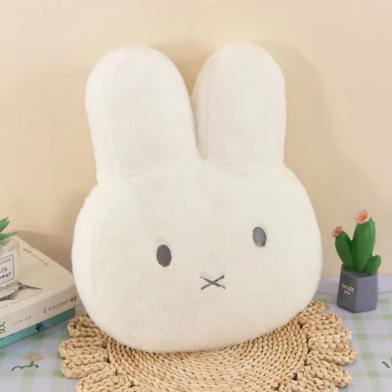 New Kawaii Miffy Plush Pillow Cute Sweet Doll Toy Creative Room Decoration Cartoon Ornament Birthday Christmas Gift