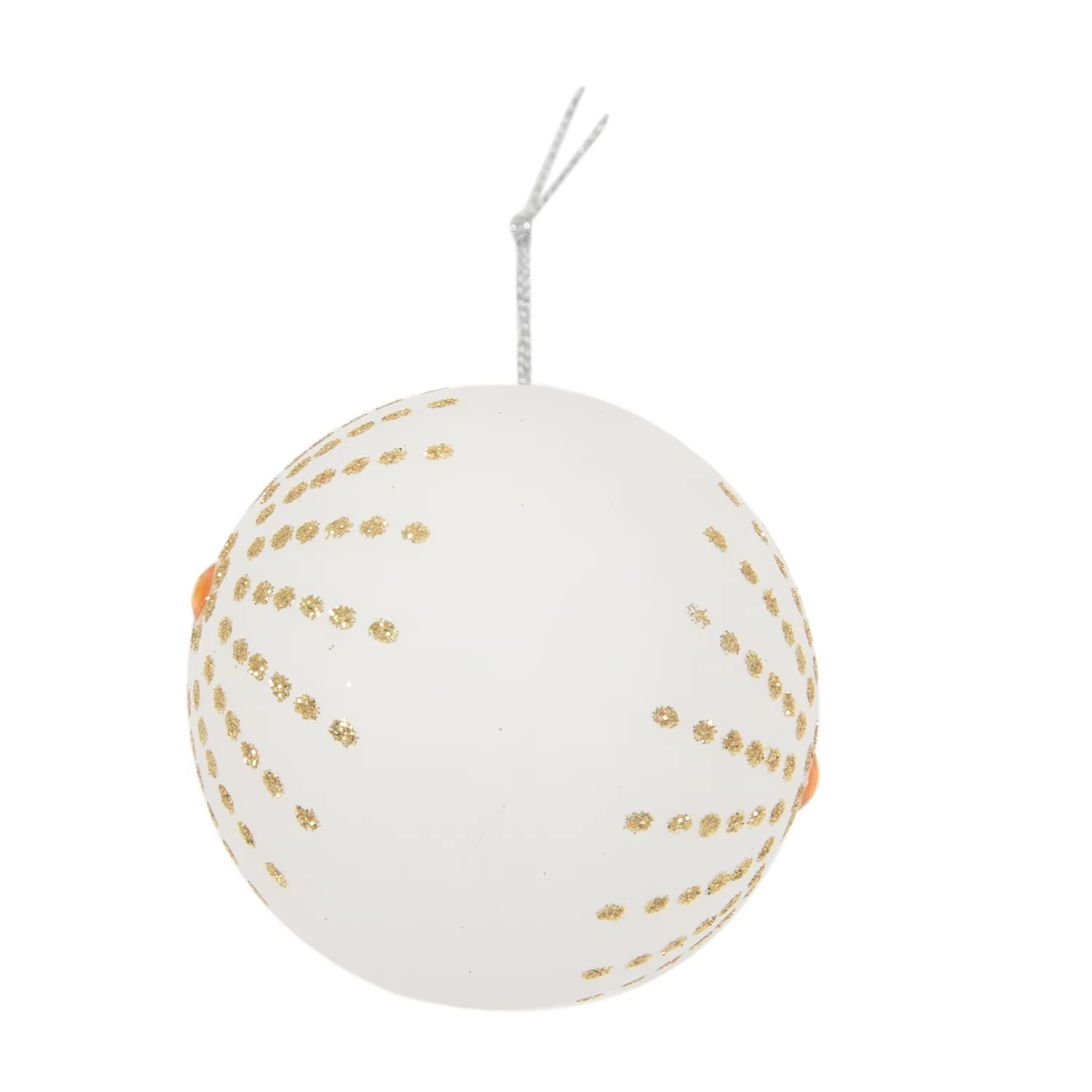 30Pcs Christmas Tree Decor High Qulity White Gold Ball Ornament Bauble Party Hanging Ball for Home Christmas Decorations