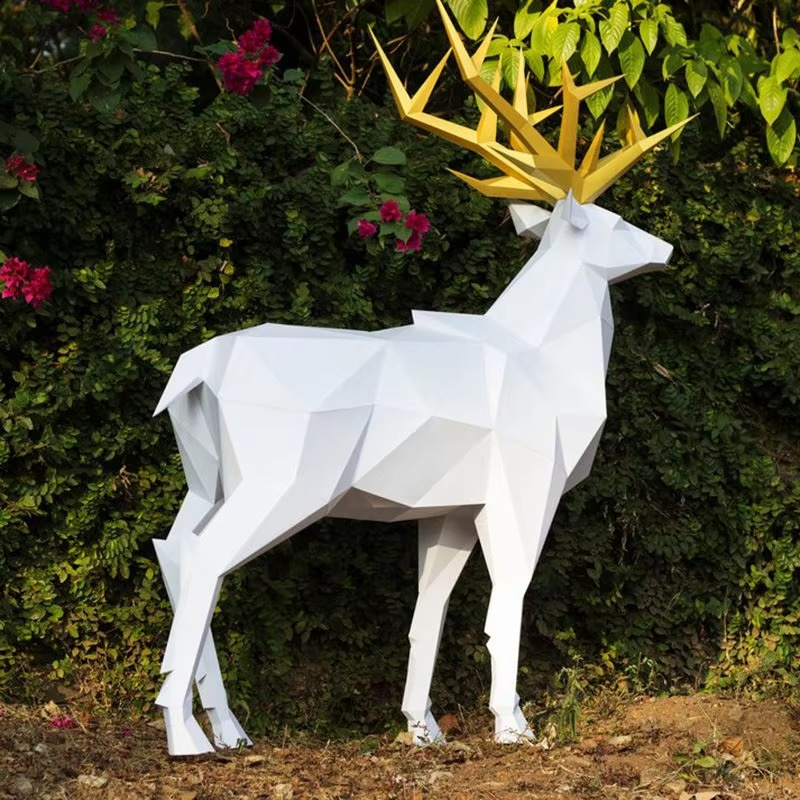 100/150cm Christmas deer model origami 3D Papercraft home aisle party decoration room decoration table decorative art handmade D