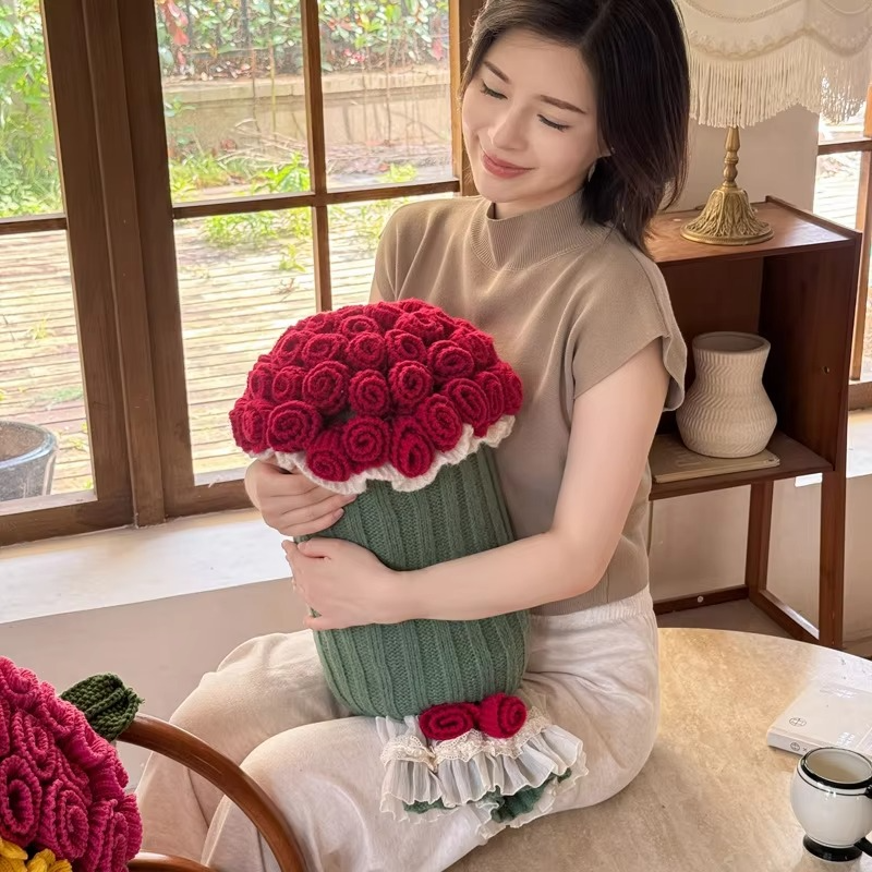 Flower Bouquet Blankets Sofa Flower Blankets Decorations Christmas Home Decorations Bedroom Winter Warm Blankets Gifts