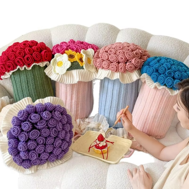 Flower Bouquet Blankets Sofa Flower Blankets Decorations Christmas Home Decorations Bedroom Winter Warm Blankets Gifts