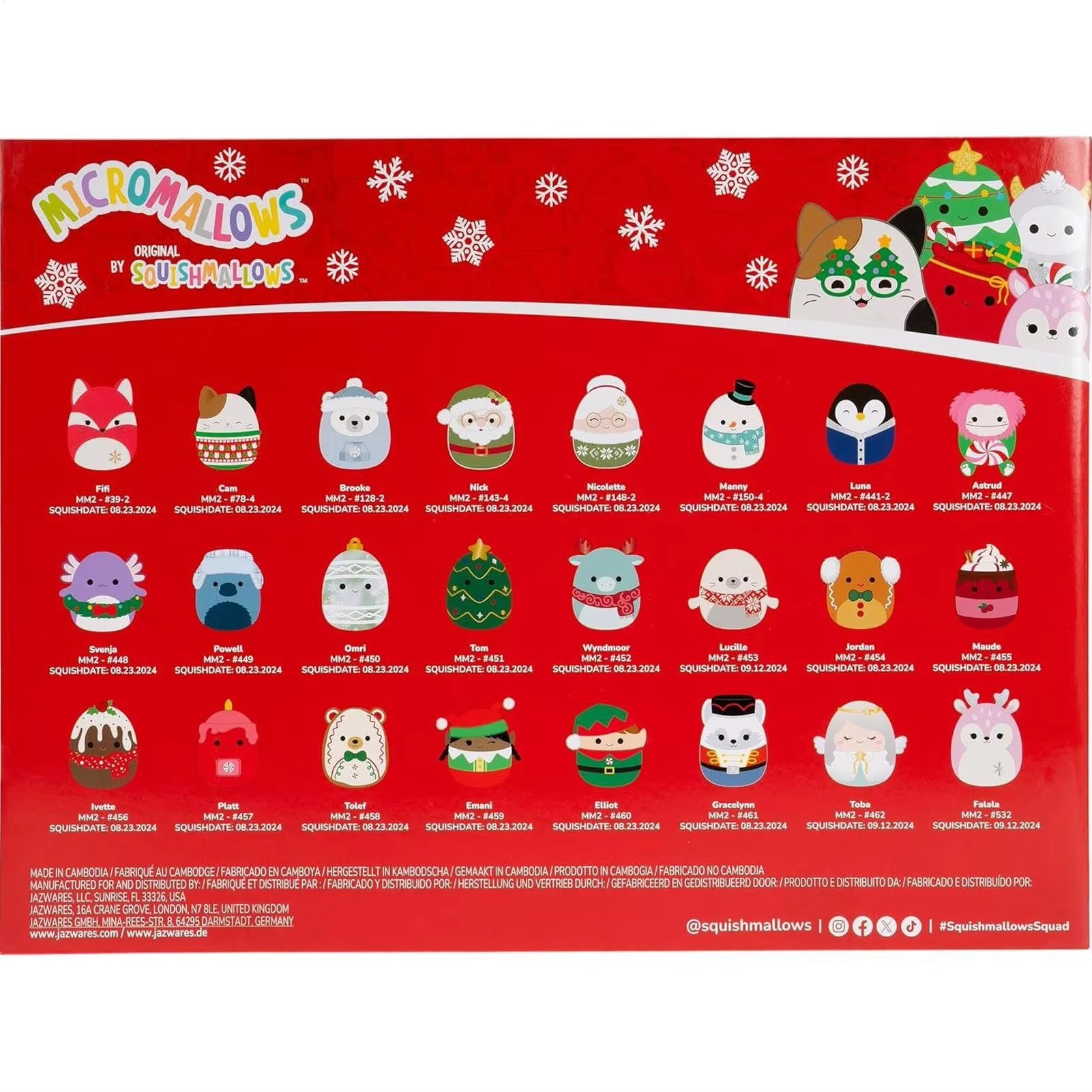 Christmas Advent Toy 2025 Christmas Decoration 24 Days Holiday Decor Countdown Calendar For Family Men Women Wife Husband Son