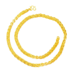 AU999 24K Gold Women's Chahua Phoenix Tail Jewelry | 3D stacked chahua gold plates, lifelike phoenix tail, grand & luxurious
