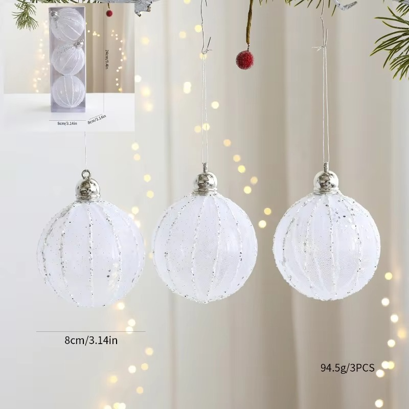 Christmas Ball Ornaments, Shatterproof Christmastree Decorations,Plastic Hanging Ornaments