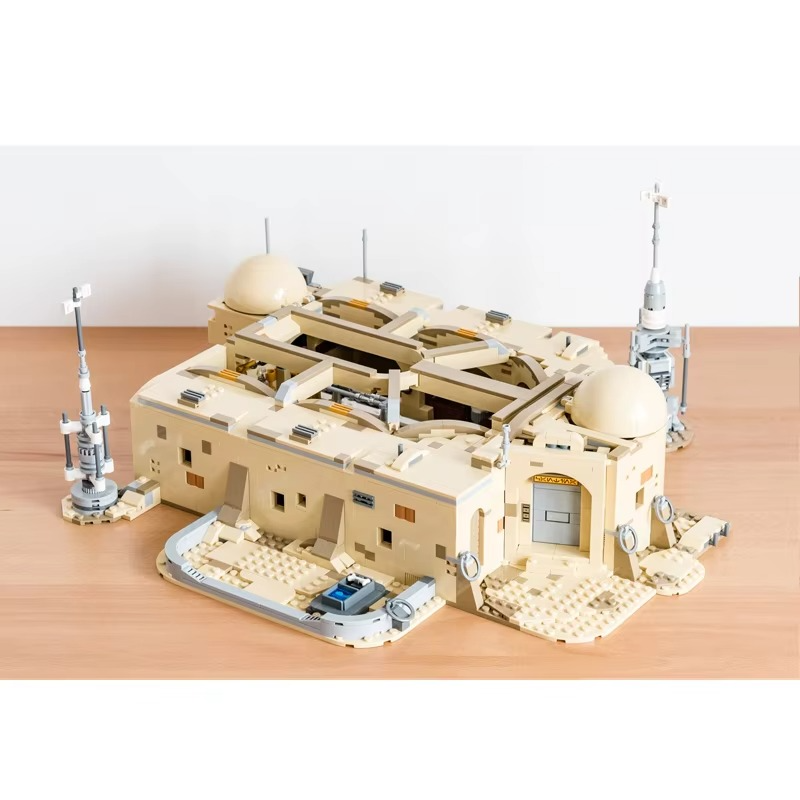 Hot selling 3187 Mos Eisley Home Decoration Model Tavern 75290 Birthday Gift 60016 Home Decoration Christmas Gift