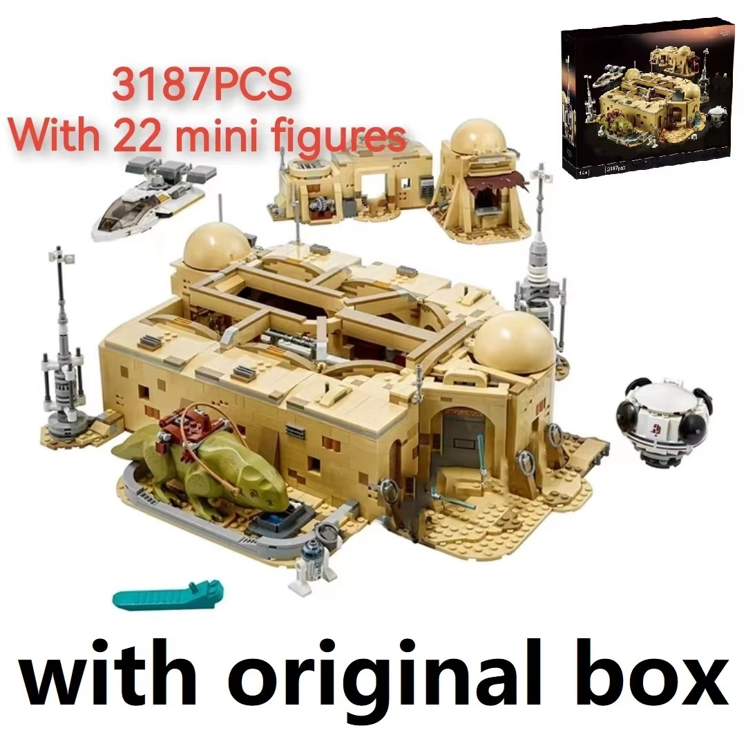 IN STOCK 60016 Mos Eisley Cantina Compatible 75290 Building Blocks Bricks 3187PCS Toys Birthday Christmas Gifts Original Box