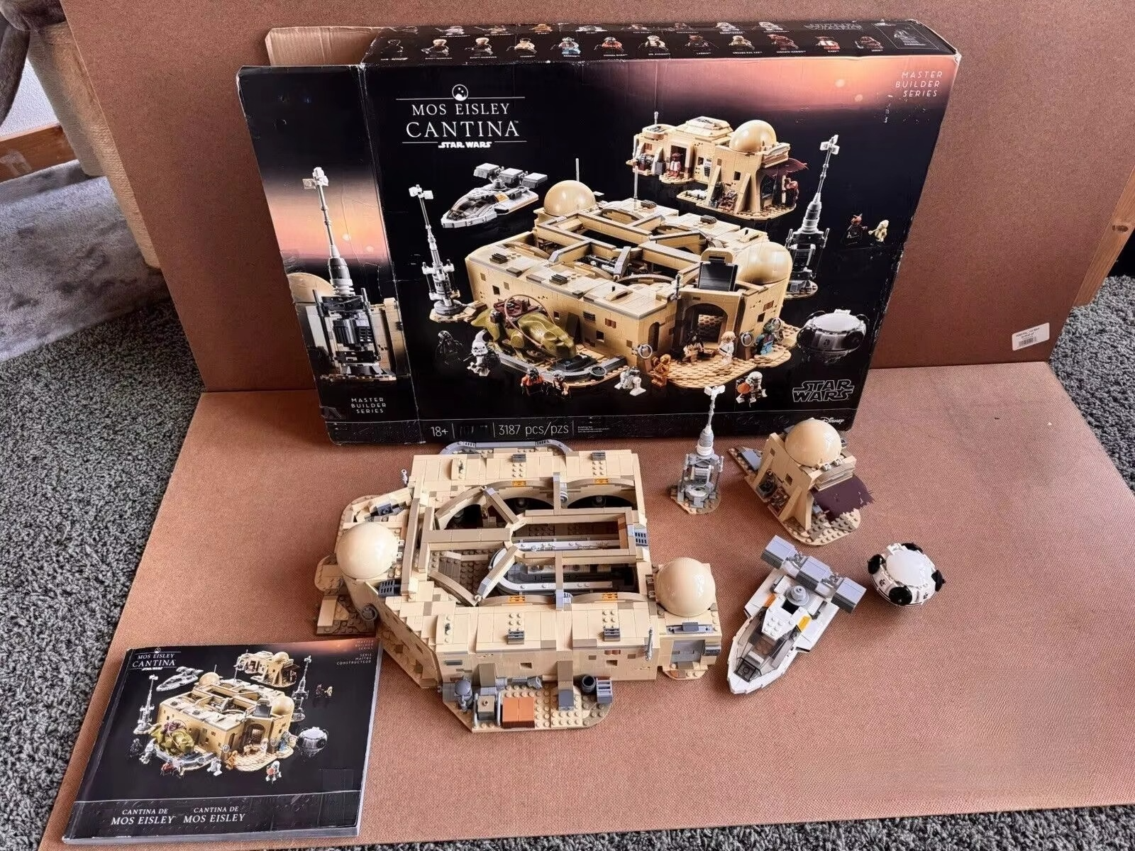 IN STOCK 60016 Mos Eisley Cantina Compatible 75290 Building Blocks Bricks 3187PCS Toys Birthday Christmas Gifts Original Box
