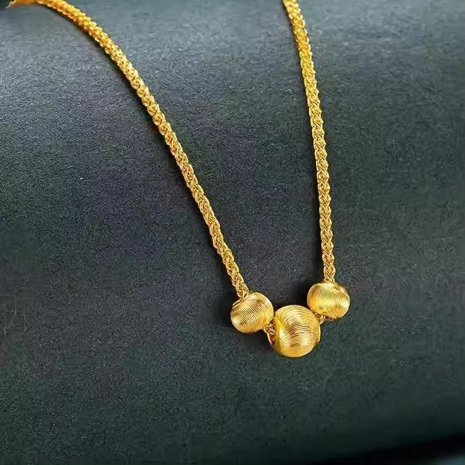 Women's 24K Gold AU999 Versatile Cat's Eye Necklace | Titanium-edged with glow-in-the-dark stone, vibrant for outdoor