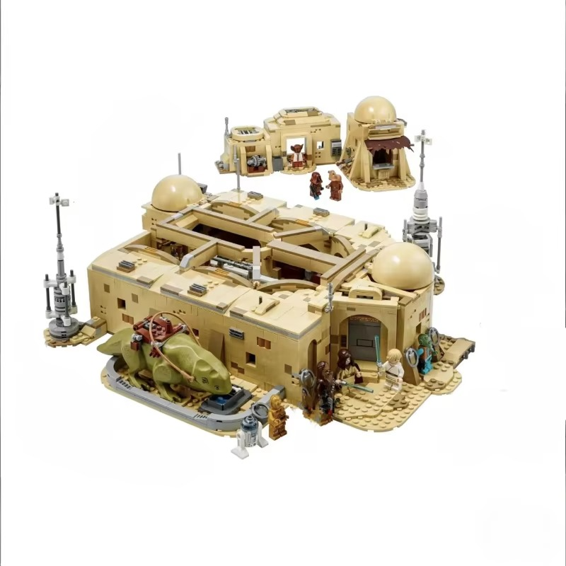 2025 NEW 3187PCS Mos Eisley Cantina Building Blocks Bricks Model Compatible 75290 Birthday Toys Christmas Gifts