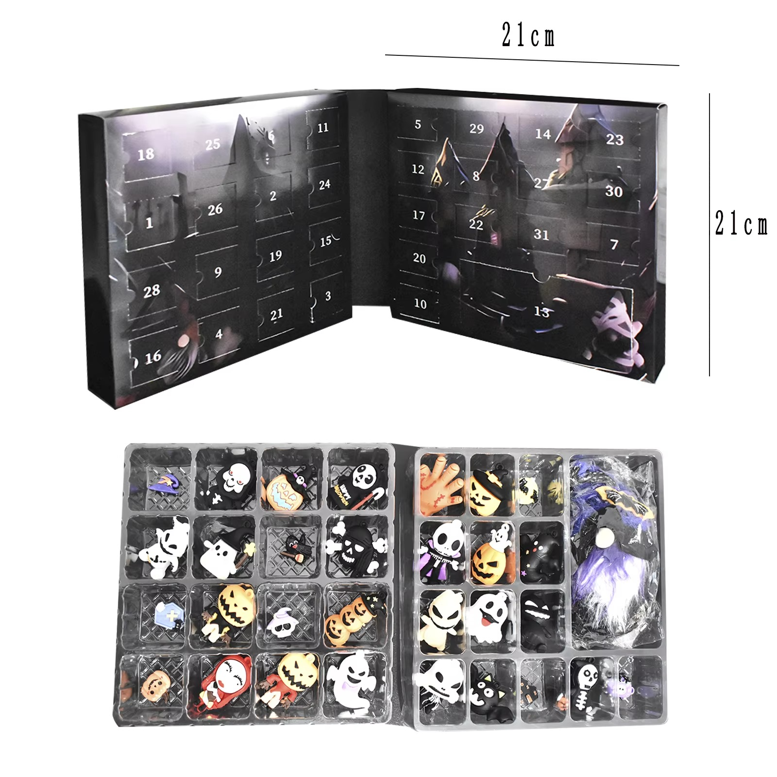 2025 Christmas Gnome Advent Calendar, 24 Day Christmas Advent Calendar with, Christmas Holiday Decor Gnome Calendar Gift (1pcs)