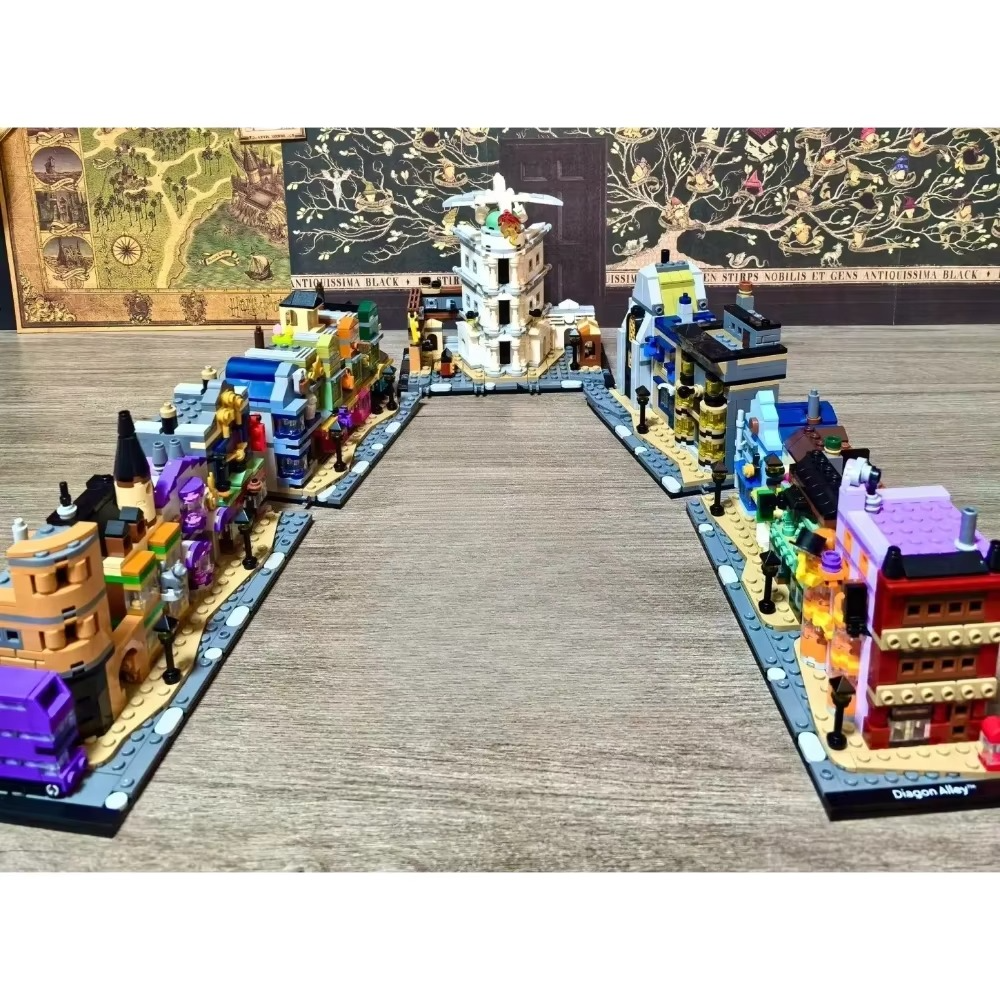 Street View Model Bricks Assembly Building Blocks Sets Compatible With Legoed Particles Suitable For Christmas Gifts 76444