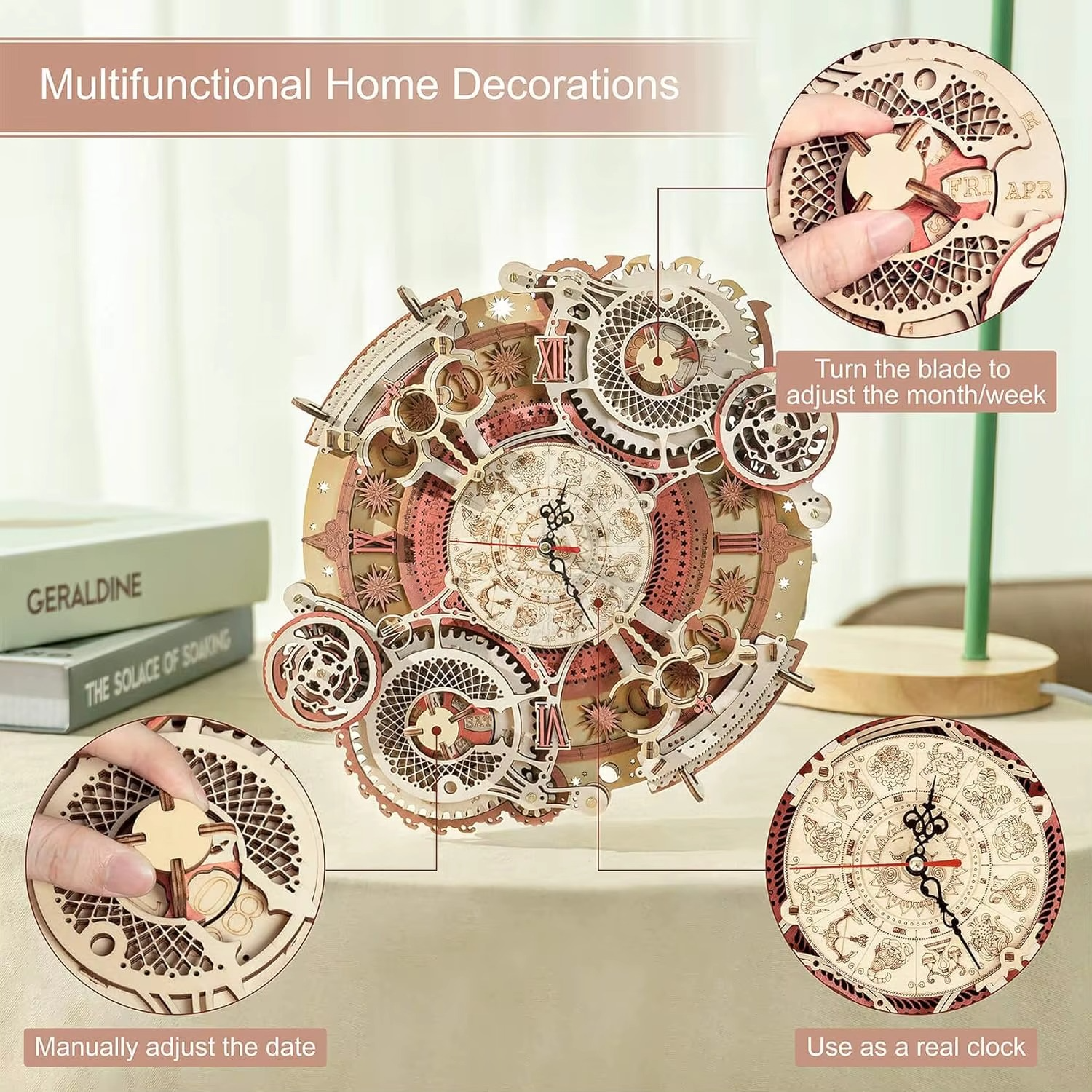 3D Wooden Puzzle Motorcycle Model Kits To Build Wooden Construction Handmade Craft Unique Gift Christmas