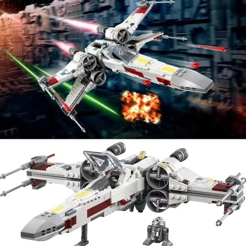 New compatible with 75301 Space Program X-Wing Fighter Building Block Children's Building Block Toy Christmas Gifts
