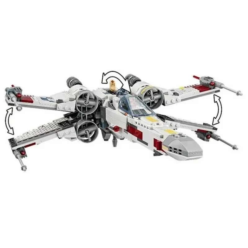 New compatible with 75301 Space Program X-Wing Fighter Building Block Children's Building Block Toy Christmas Gifts
