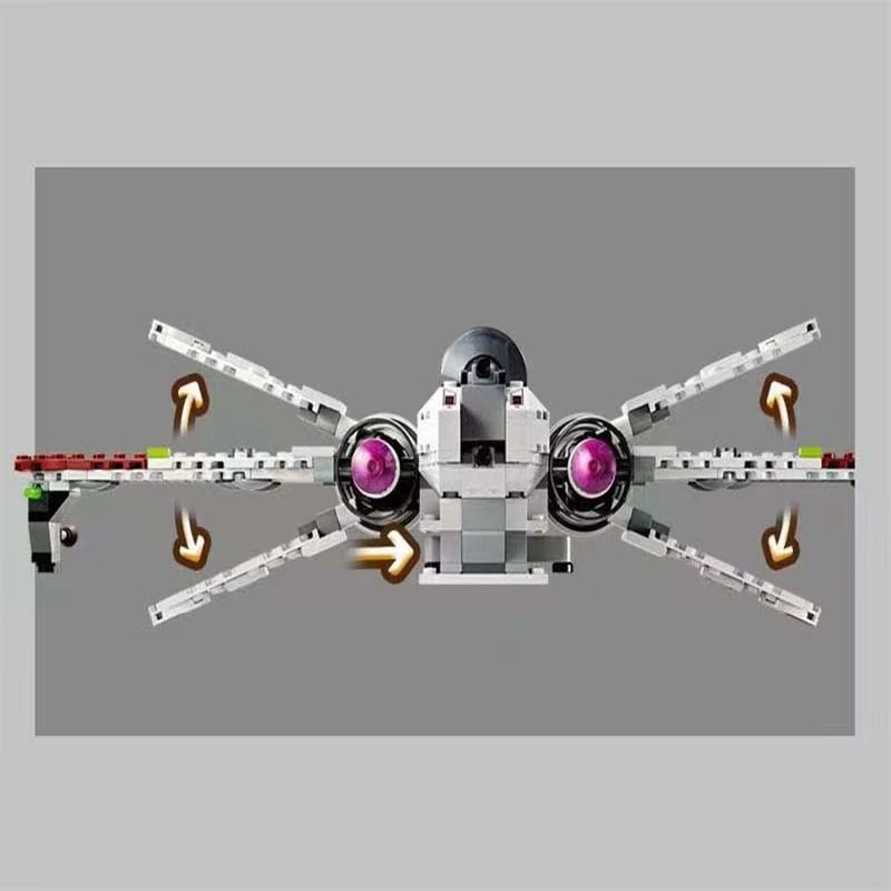 MOC-75402 Compatible Assemble Puzzle Model Bricks ARC-170 Space fighter Action Figures Building Blocks Toys kids Christmas Gifts