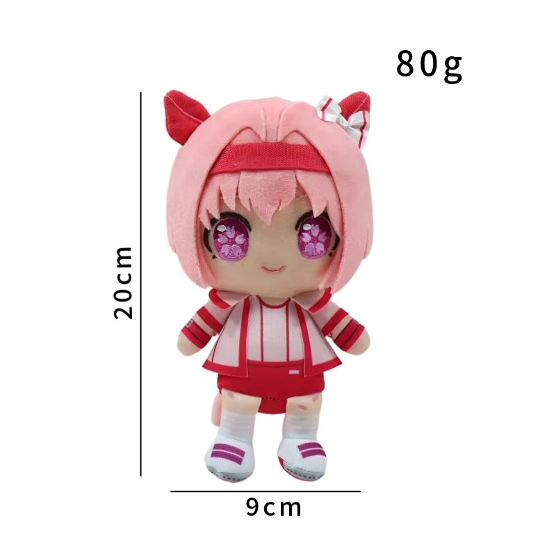 Hot Sale Uma Musume Agnes Tachyon Plush Doll Cute Cotton Doll Anime Peripherals Toy Halloween Christmas Gifts