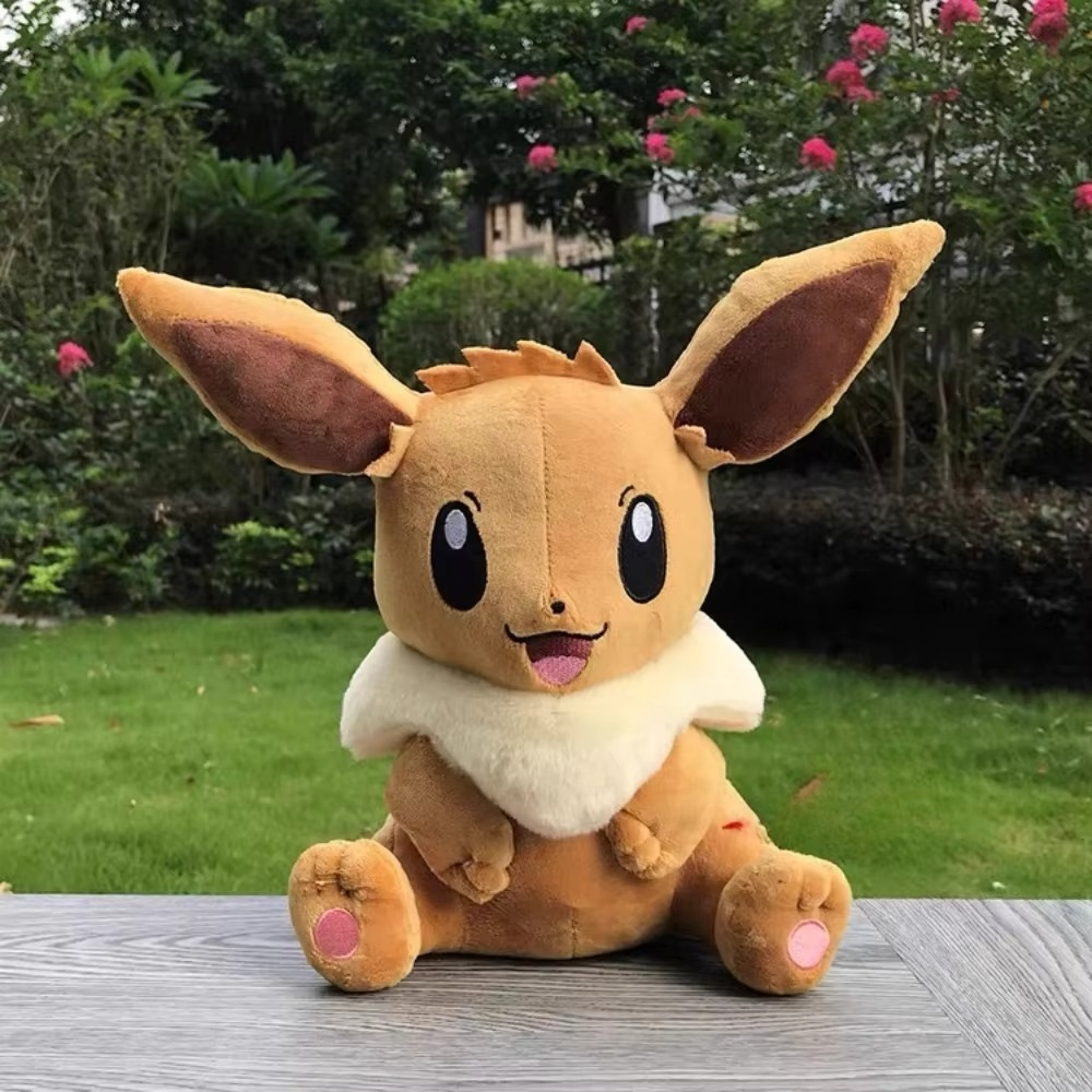 Pokémon Kawaii Eevee large 30CM plush toy cute cartoon plush doll room decoration pillow for boys and girls Christmas gift