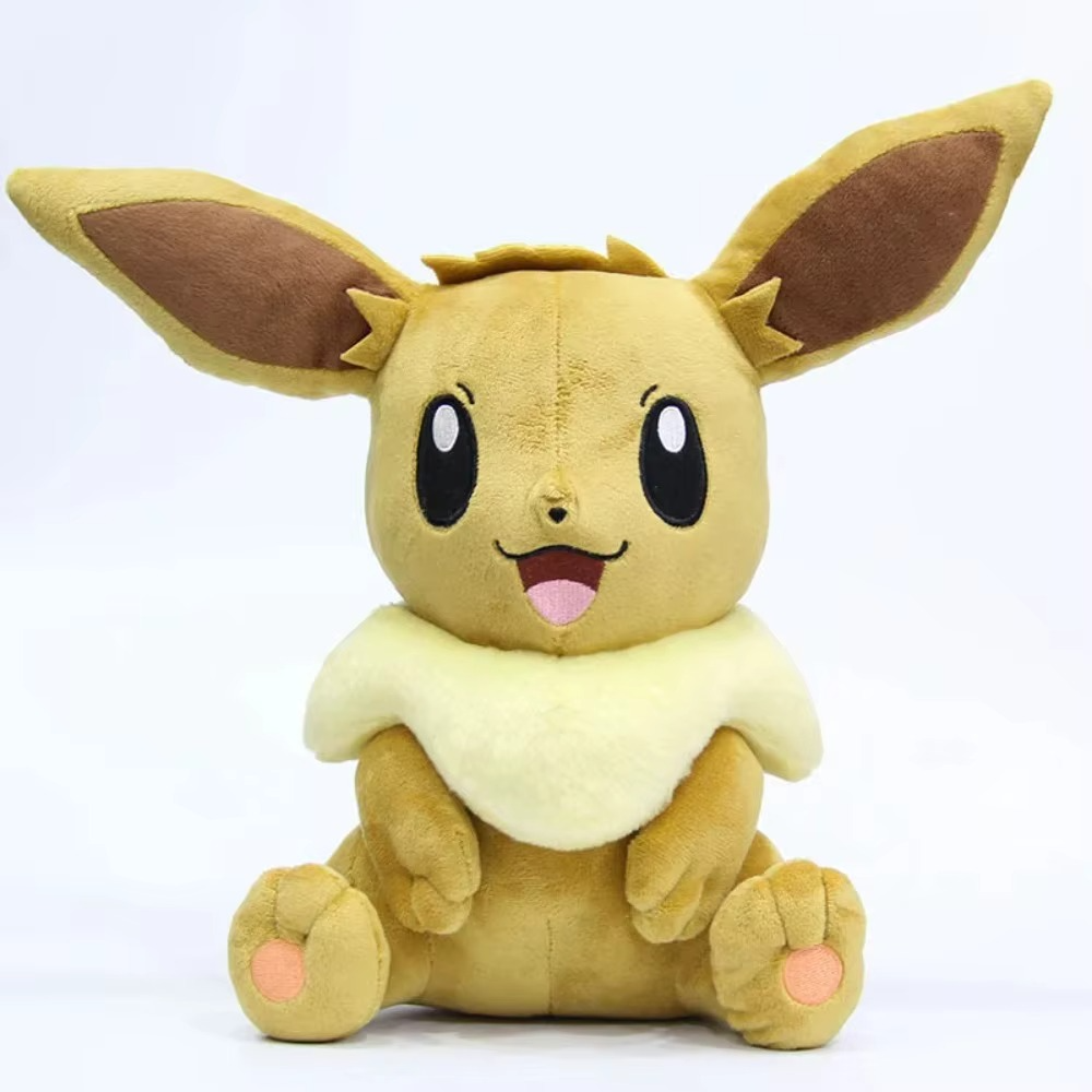 Pokémon Kawaii Eevee large 30CM plush toy cute cartoon plush doll room decoration pillow for boys and girls Christmas gift