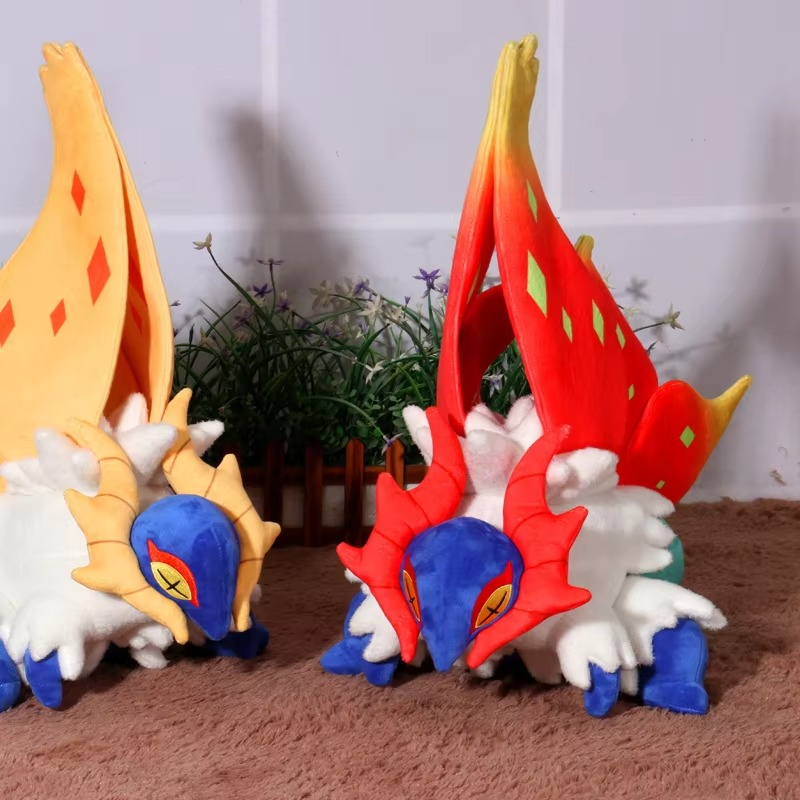 60cm Slither Wing Large Pokemon Plush Toys Anime Doll Cute Pillow Cartoon Giant Pokémon Plushie Stuffed Gift for Kids Christmas