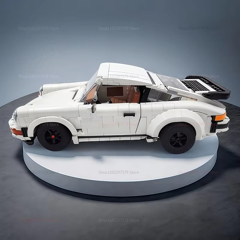1458PCS Retro Car Model Building Blocks Set 2in1 Vintage Race Car Kit for Adults Kids Collectors Gift Christmas Holiday DIY Toy