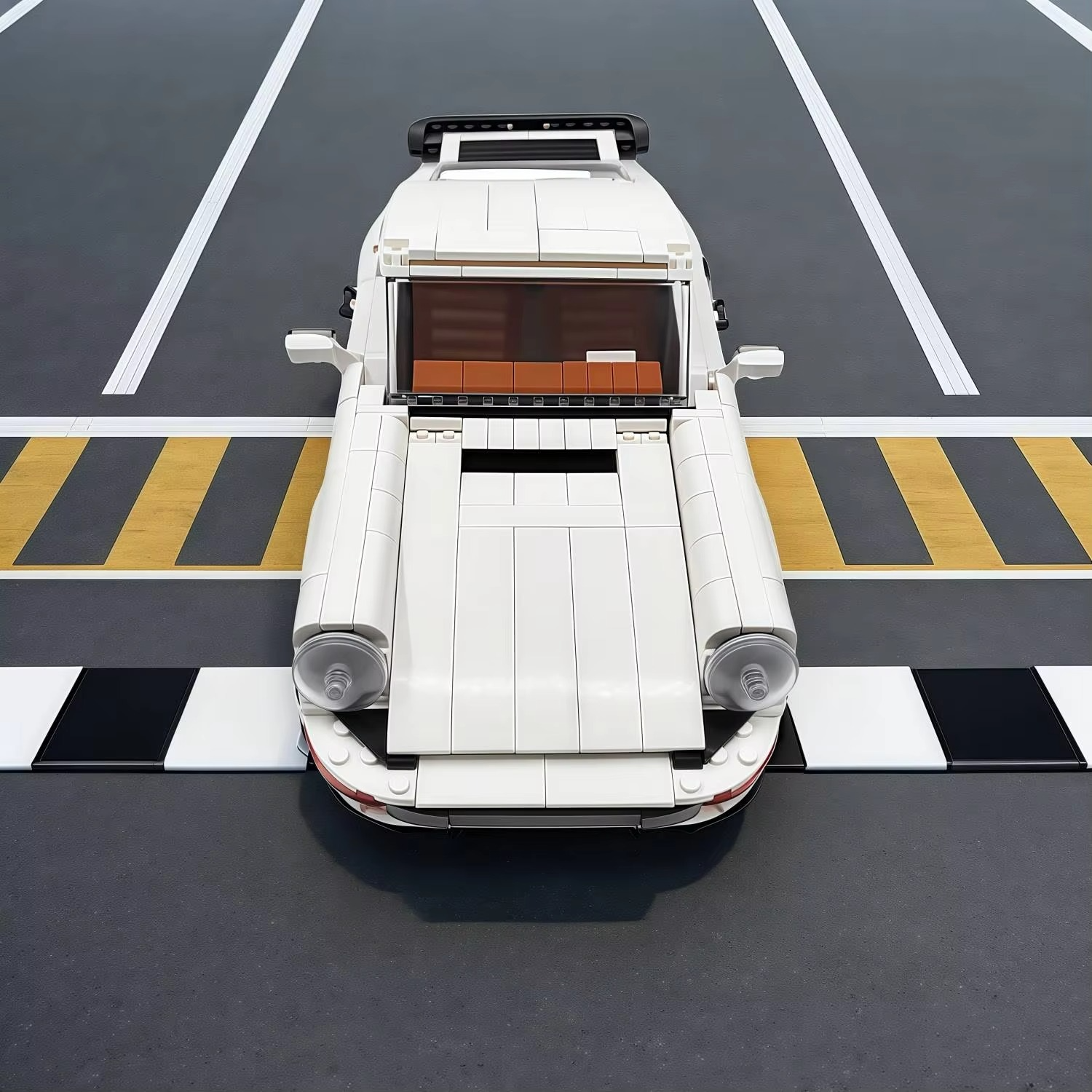 1458PCS Retro Car Model Building Blocks Set 2in1 Vintage Race Car Kit for Adults Kids Collectors Gift Christmas Holiday DIY Toy