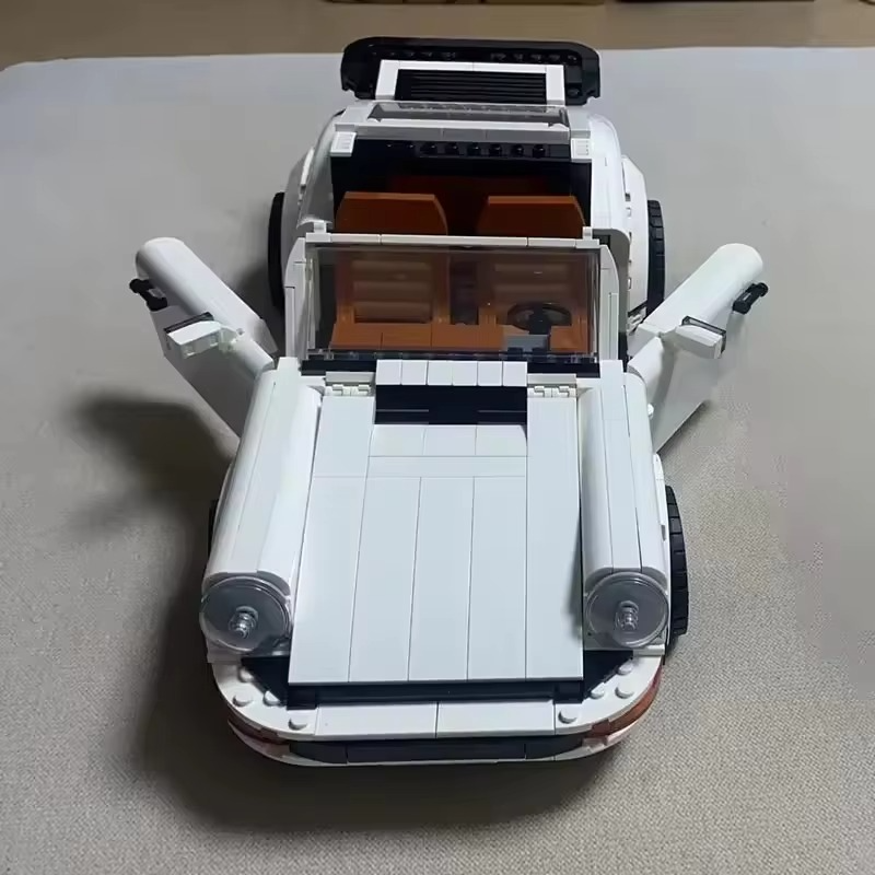 Technical Retro Car Model 10295 Building Blocks Set 2in1 Race Classic Model Kit for Adults and Teens Toys Christmas Gift 1458pcs