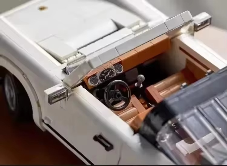 Technical Retro Car Model 10295 Building Blocks Set 2in1 Race Classic Model Kit for Adults and Teens Toys Christmas Gift 1458pcs