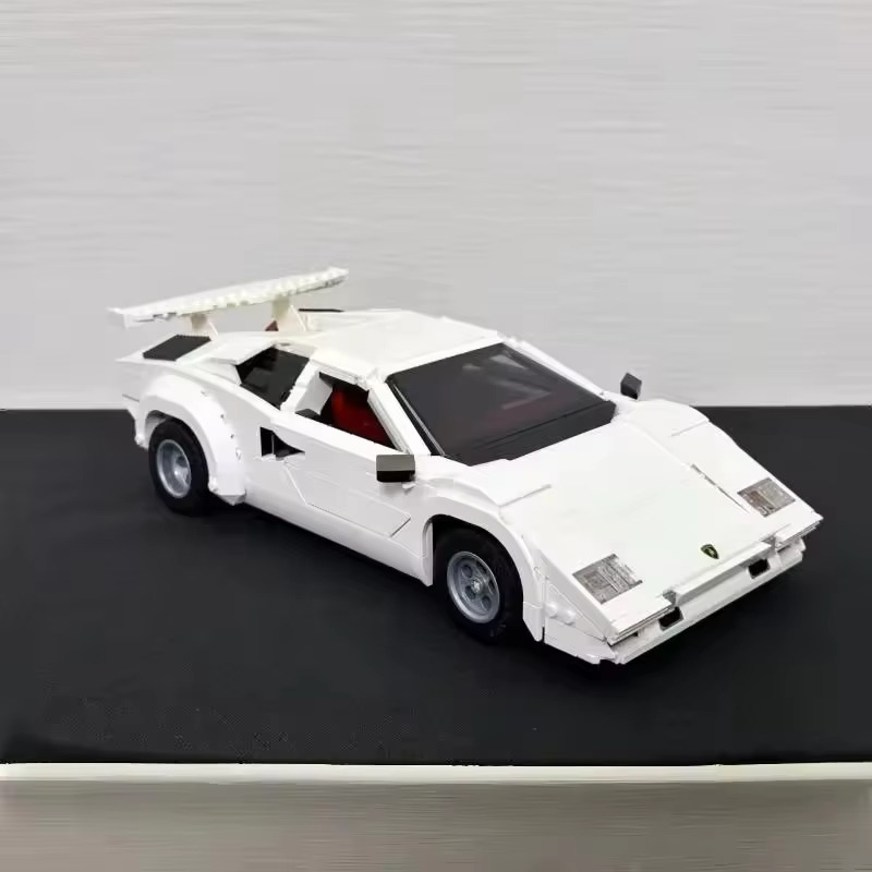 Spot 1506 pieces of Countach 5000 building blocks super racing model classic collection toys Christmas boys birthday gifts