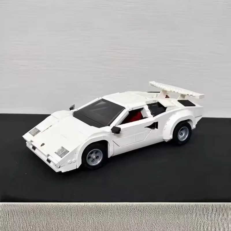 Spot 1506 pieces of Countach 5000 building blocks super racing model classic collection toys Christmas boys birthday gifts