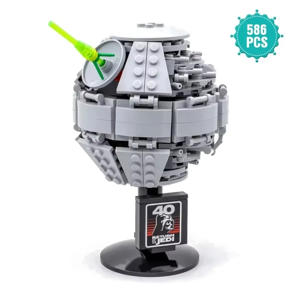 MOC Space Wars Mini Death Star-2 Building Blocks Sets 40591 Compatible With Legoed Particles Suitable For Christmas Gifts