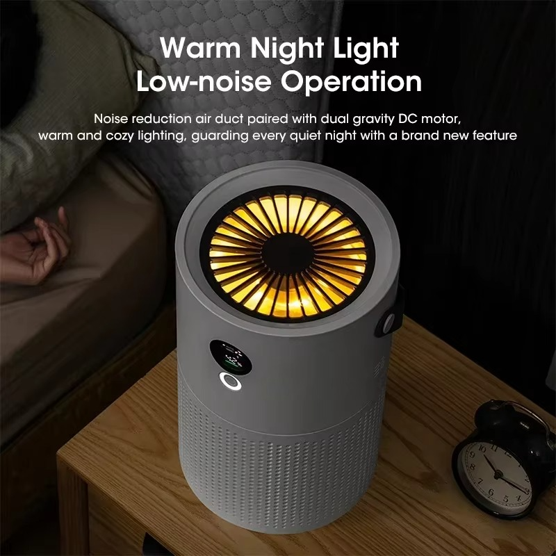 Wireless Portable HEPA Air Purifier for Home/Office/Bedroom,Removes PM2.5/Dust/Odors with Quiet Mode air cleaner