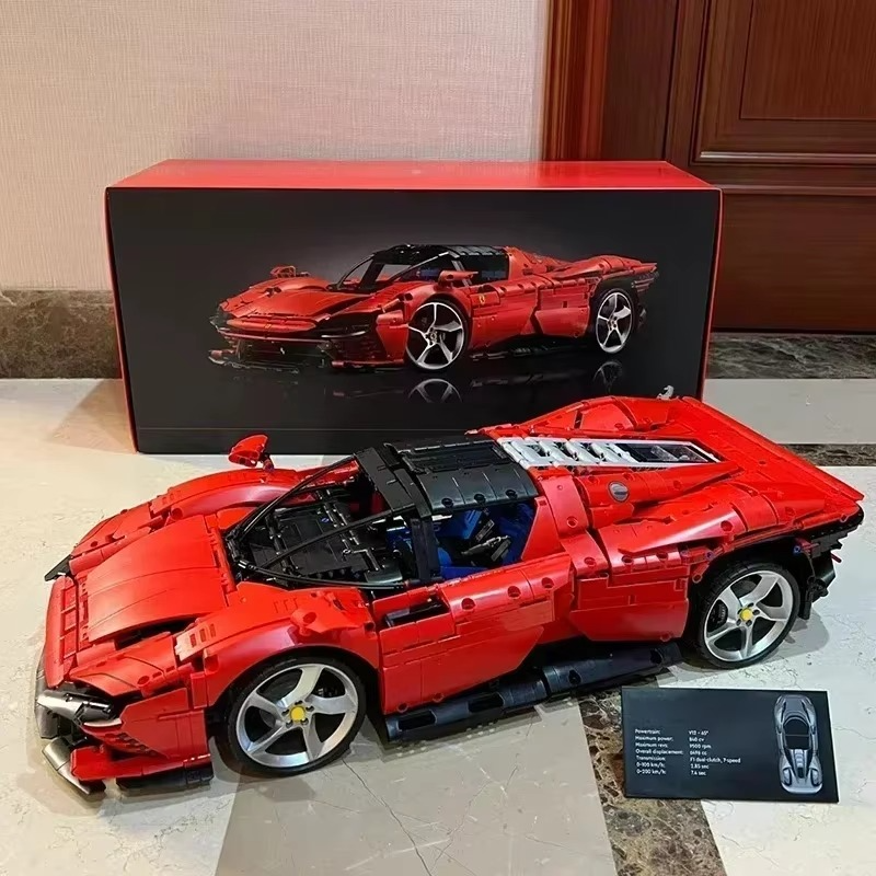 3778Pcs Daytonae Sp3 Car building block models for Kids Adult Birthday Gift Compatible 42143