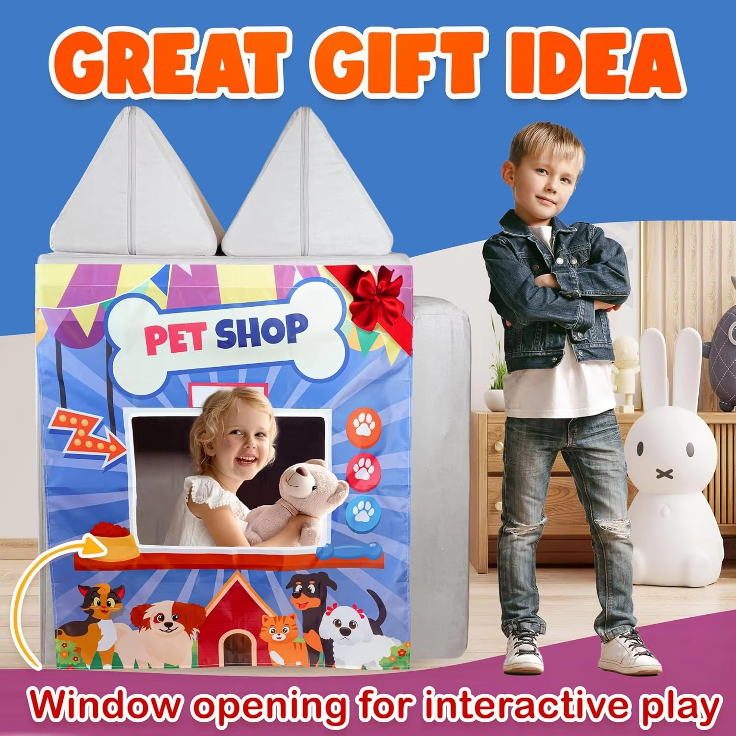 for children's play couch, play plate for children's foam sofa (Pet Shop)
