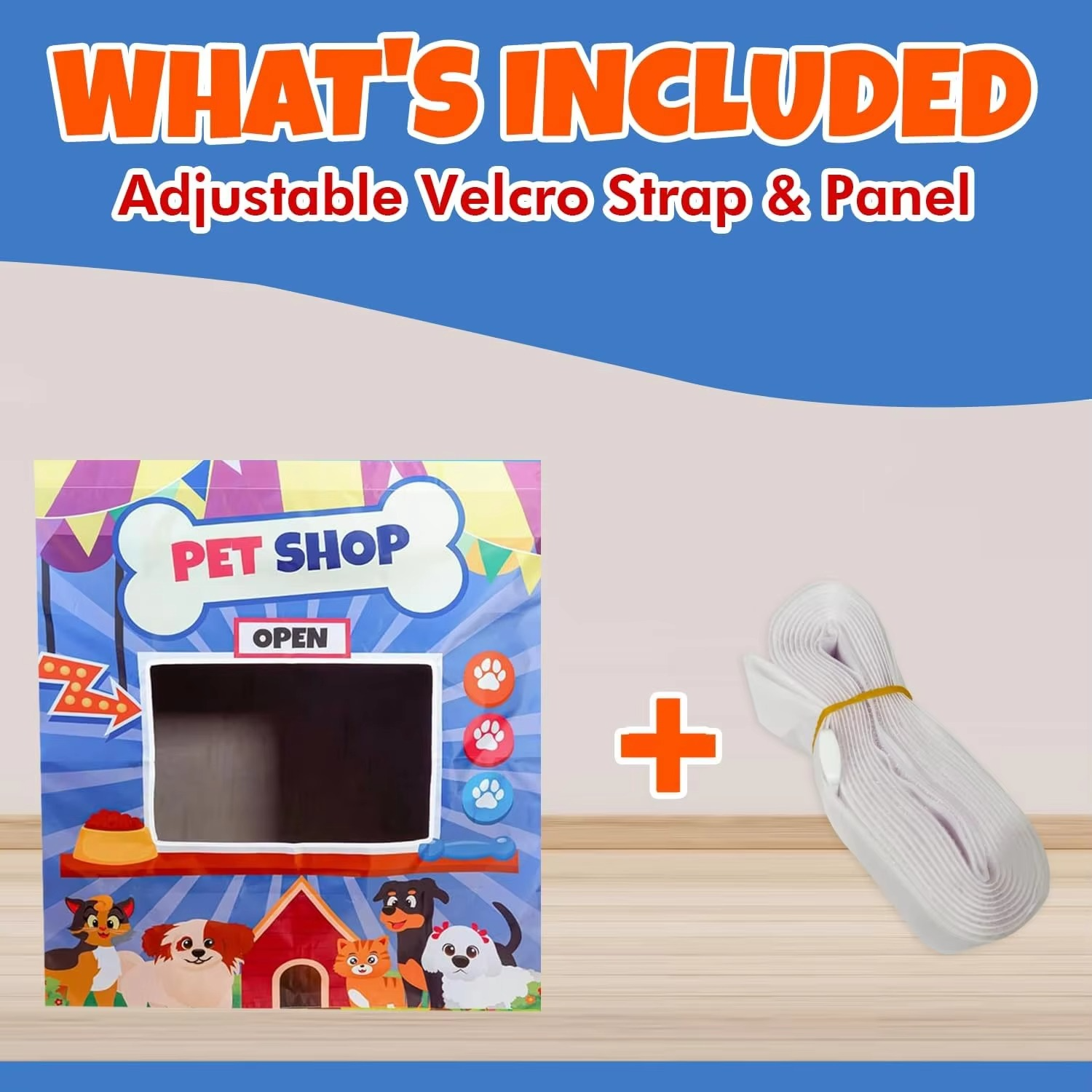 for children's play couch, play plate for children's foam sofa (Pet Shop)
