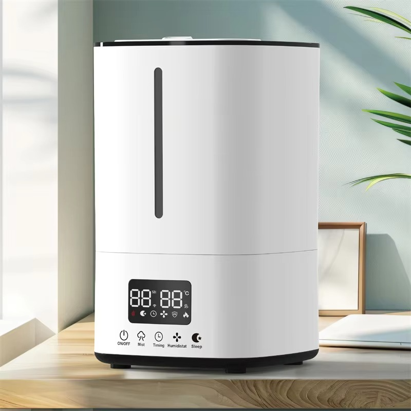 5L Humidifier With Air Purifier Top Fill Water Tank No Leak Cool Mist Humidifier With Filter Humidifier For Dry Skin And Allergi