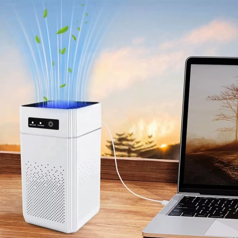 Professional home air purifier for removing formaldehyde odor and releasing negative ions, suitable for home and office use