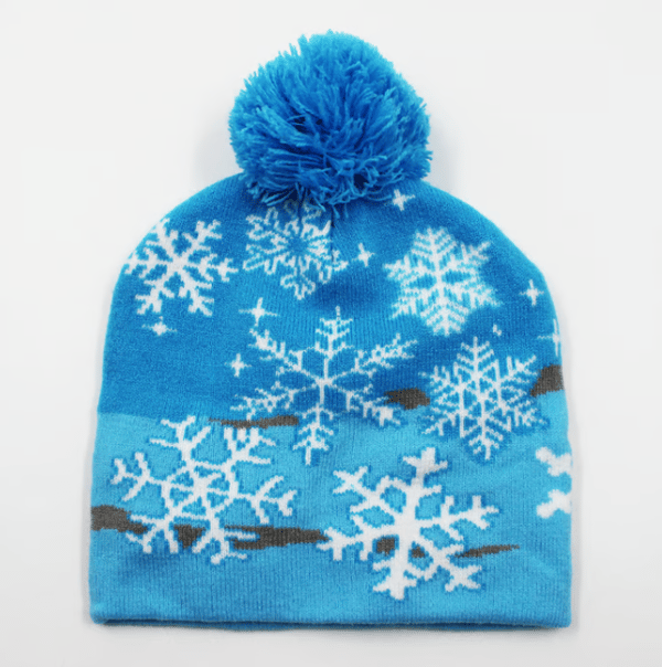 Gift Finds® Christmas LED Light Knitted Beanies