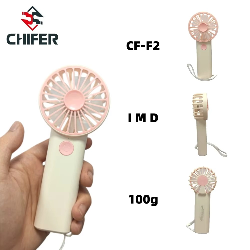 Chifer 2025 New Model Aimb F2 Mini Handheld Fan Portable For Outdoor Use With 1800mah Battery For Long Lasting Power A Birthday
