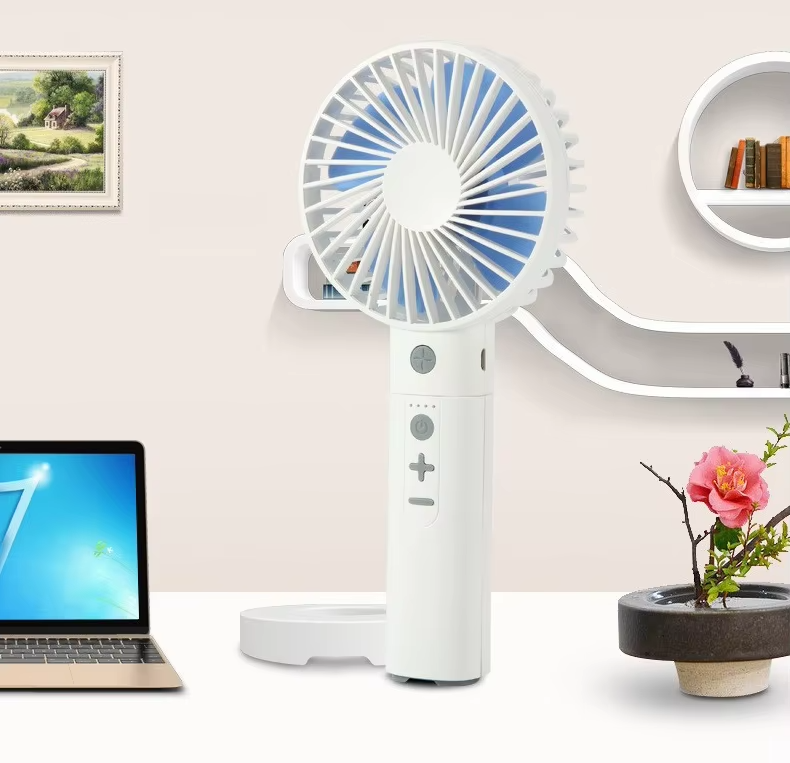 New 5in1 Portable Handheld Cooling Fan USB Multi-Function Assembly Fan Cooler with Power Bank Bluetooth Audio for Outdoor Travel