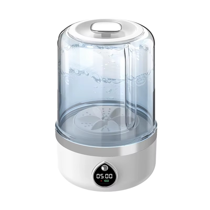 1.4L Mini Rechargeable Washing Machine Bucket for Socks Underwear Cleaning Hotel Apartment Portable Small Travel Washing Machine