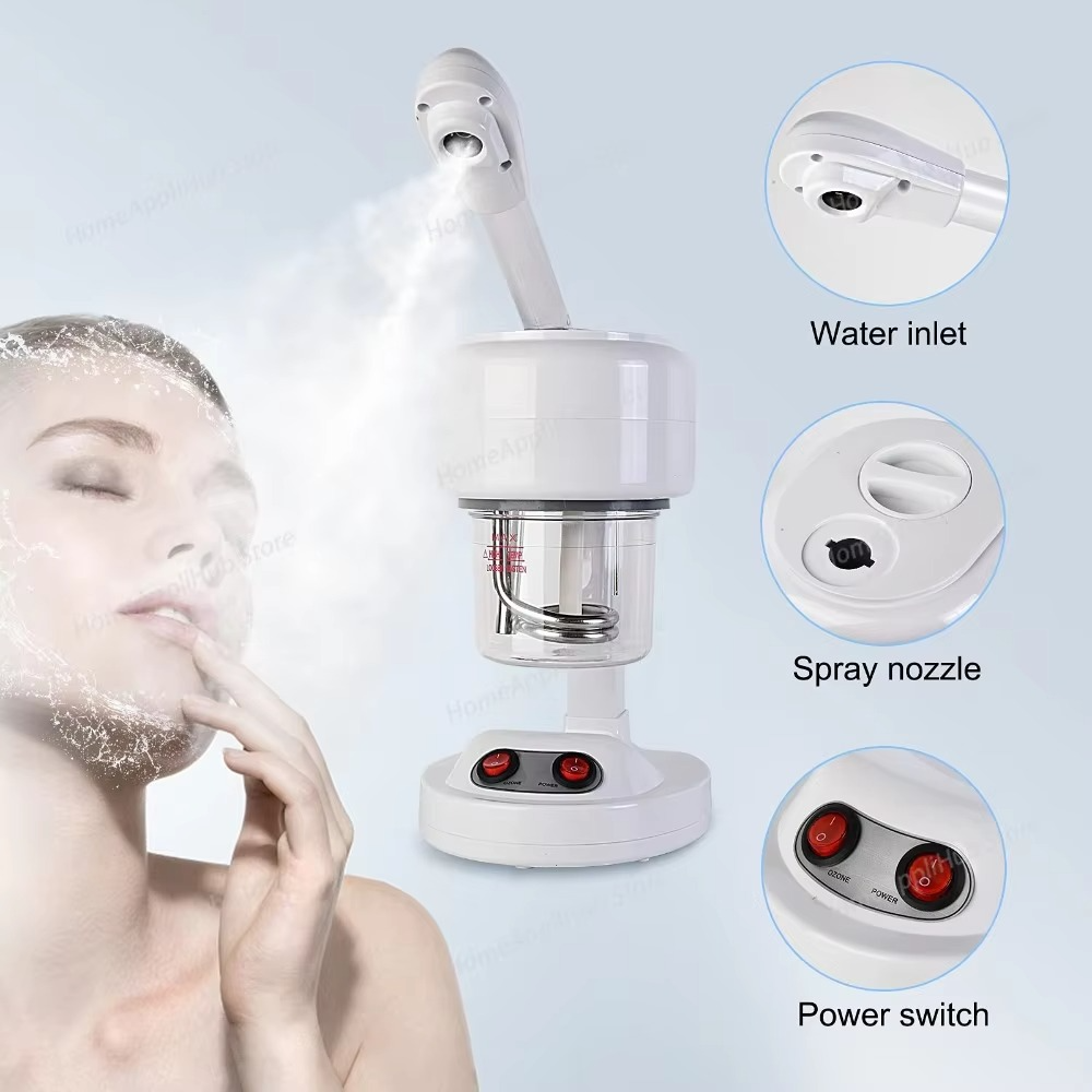 Professional Facial Steam Ozone Vapor Skin Care Face Steamer Fogger Nano Spray Machine Mist Maker Cleaning Vaporizer Humidifiers
