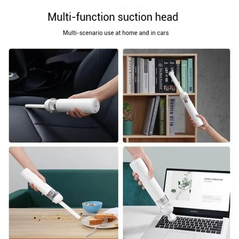 Xiaomi Mijia Handheld Vacuum Cleaner,12000Pa Strong Suction Cordless Rechargeable for Home Car Pet Hair - Lightweight Portable