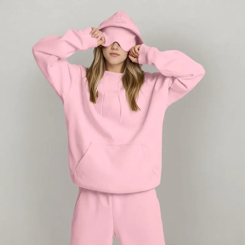 Airplane Mode™ Travel Hoodie - Built-in Neck Pillow & Multi-Function Pocket Sweatshirt