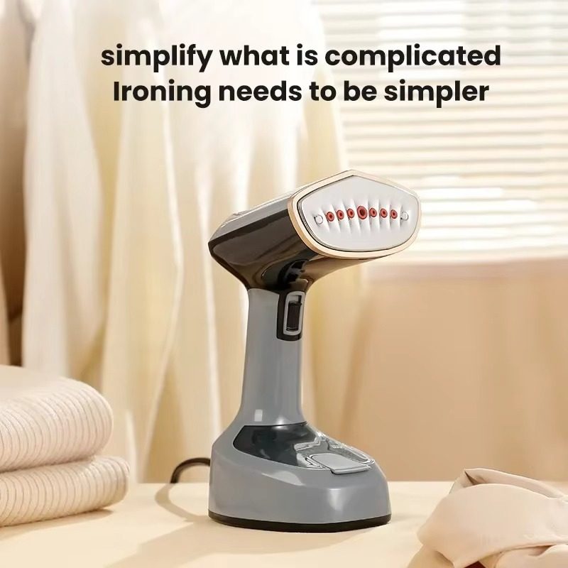 Handheld Garment Steamer 1500W Electric Household Fold Hand Holding Ironing Machine Portable Vertical Fast-Heat for Clothes
