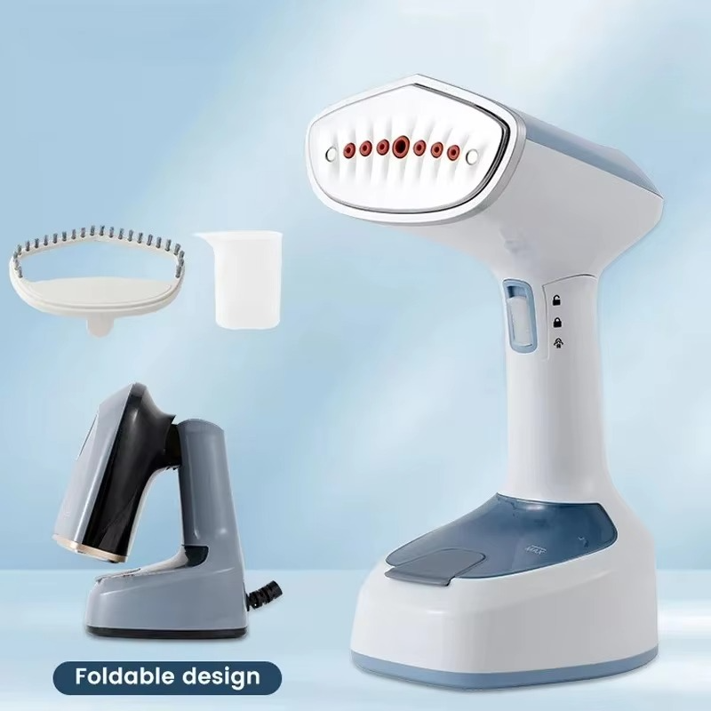 Handheld Garment Steamer 1500W Electric Household Fold Hand Holding Ironing Machine Portable Vertical Fast-Heat for Clothes