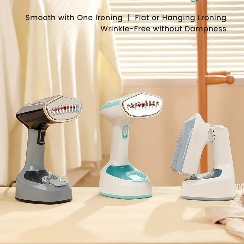 Handheld Garment Steamer 1500W Electric Household Fold Hand Holding Ironing Machine Portable Vertical Fast-Heat for Clothes