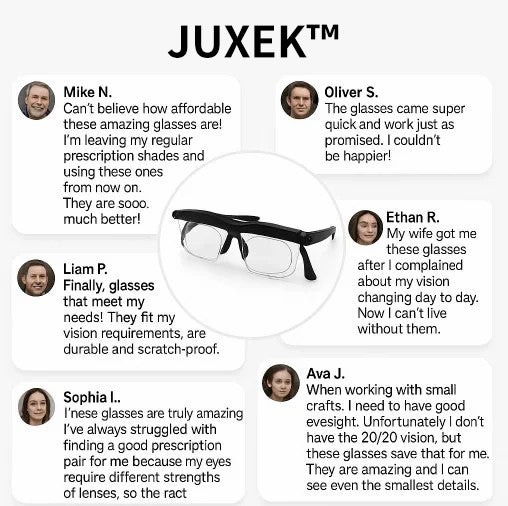 JUXEK™【ADJUSTABLE FOCUS GLASSES】See Every Moment Clearly