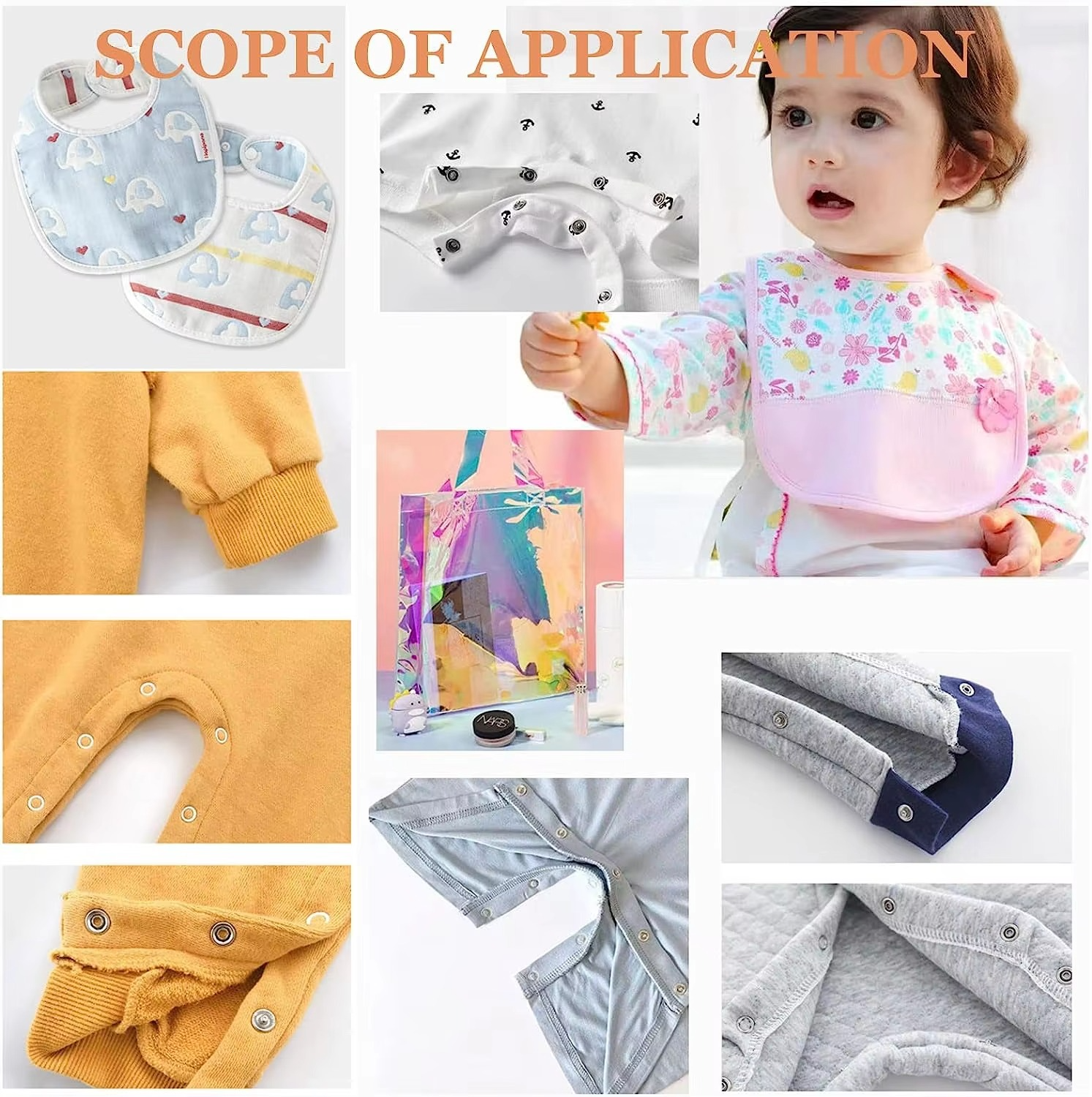 CraftFix™ Metal Prong Snap Button Kit – Complete Stud & Pliers Set for Sewing Projects