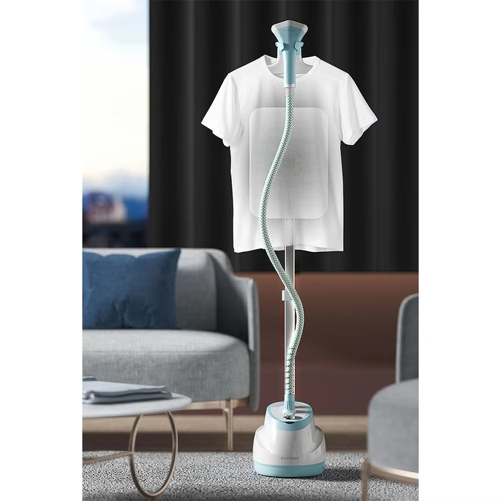 Integrated Laundry Steamer and Iron, Pressurized Laundry Steamer with Ironing Board and Hanger